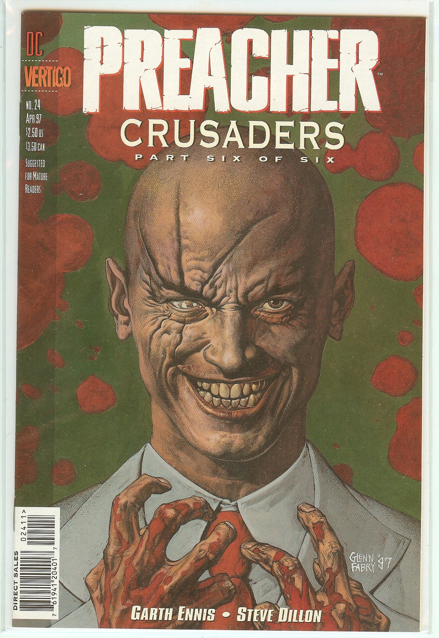 Preacher #24 Garth Ennis