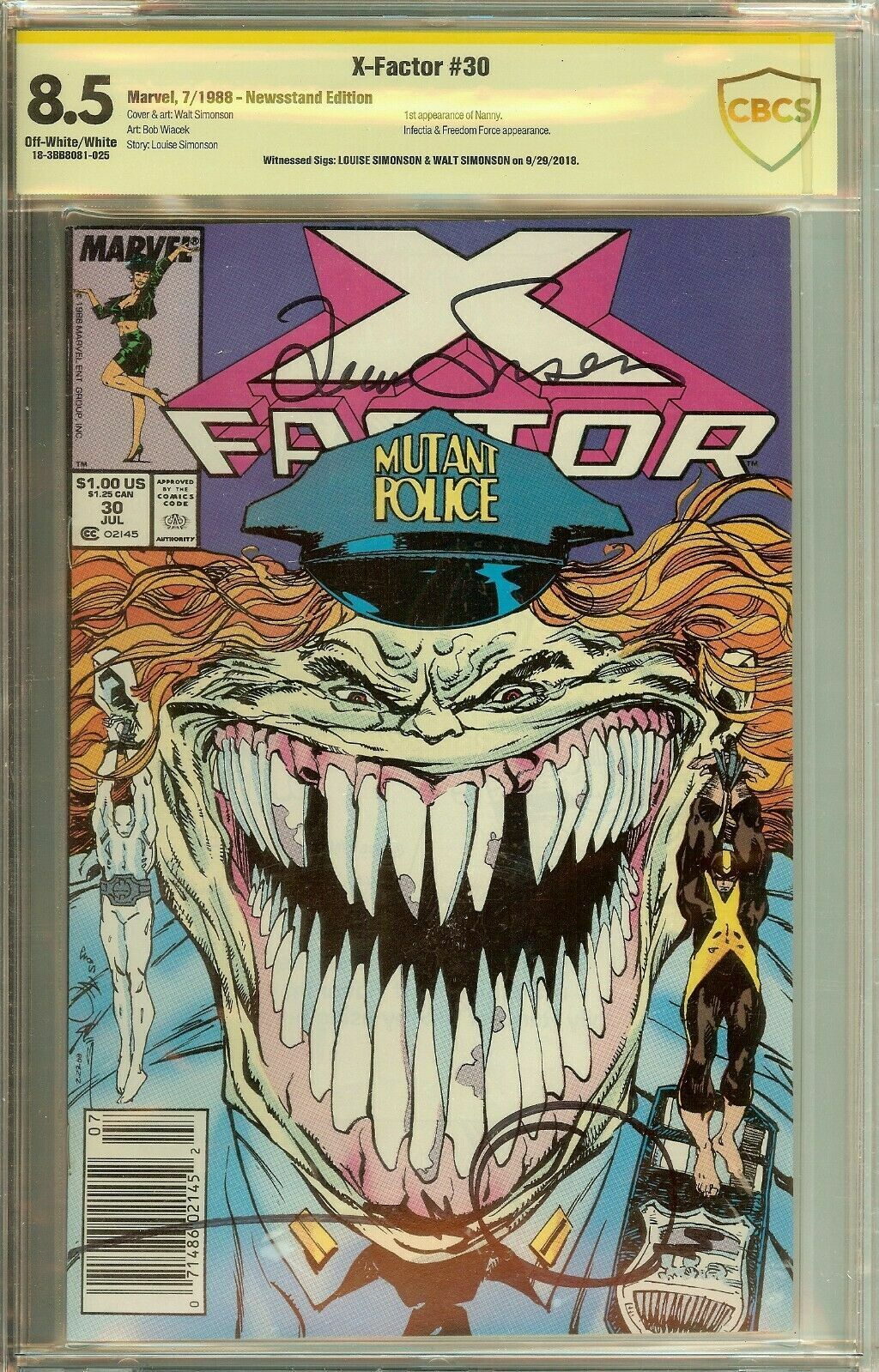 X-Factor #30, #30,  #38 CBCS Signed Simonson 3 Comic LOT