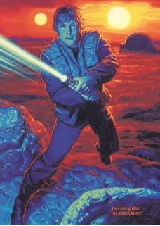 Star Wars Shadows of the Empire Insert Card Luke