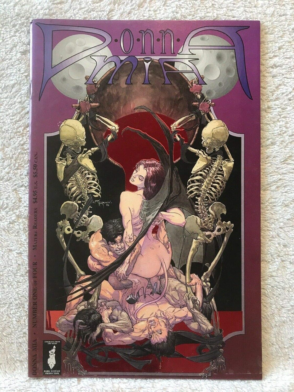 Donna Mia #1 Red Folk Variant Sexy Vampire