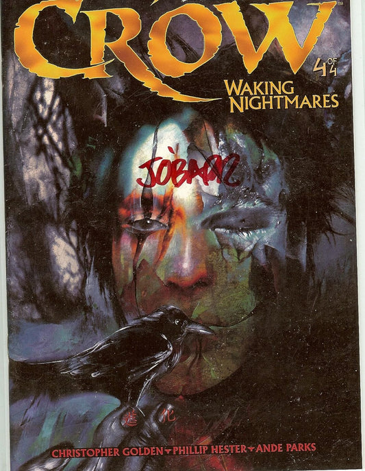 Autographed The Crow Waking Nightmares #4 NM J O'Barr