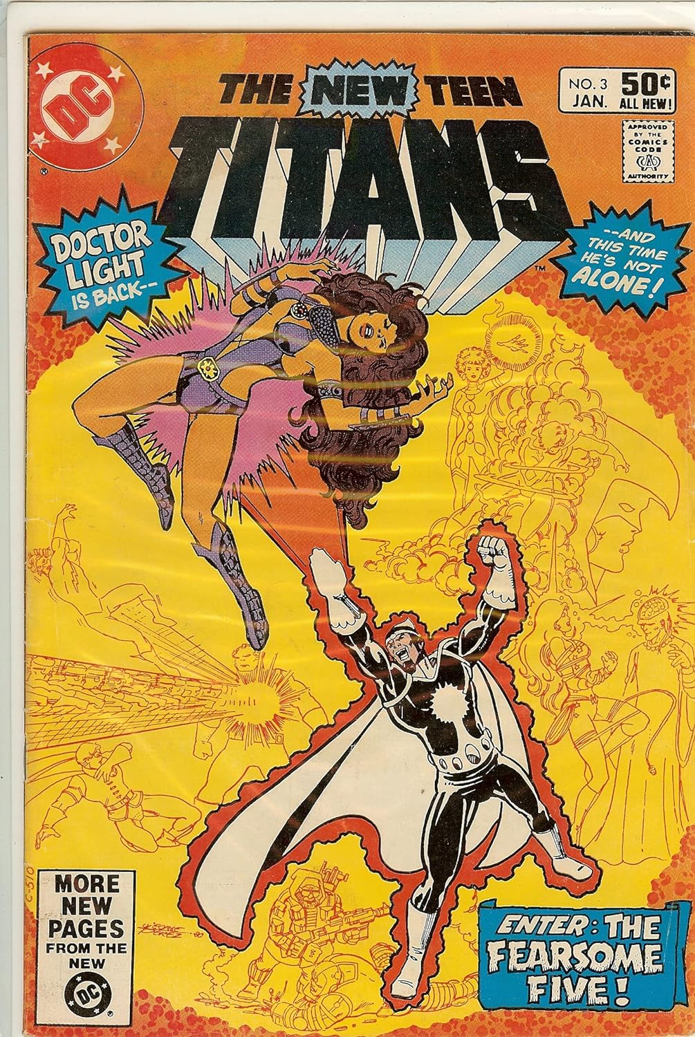 The New Teen Titans #3 Marv Wolfman George Perez NM-