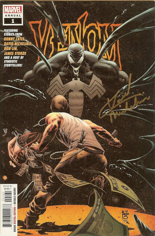 Venom Annual #1 Signed by David Michelinie NM