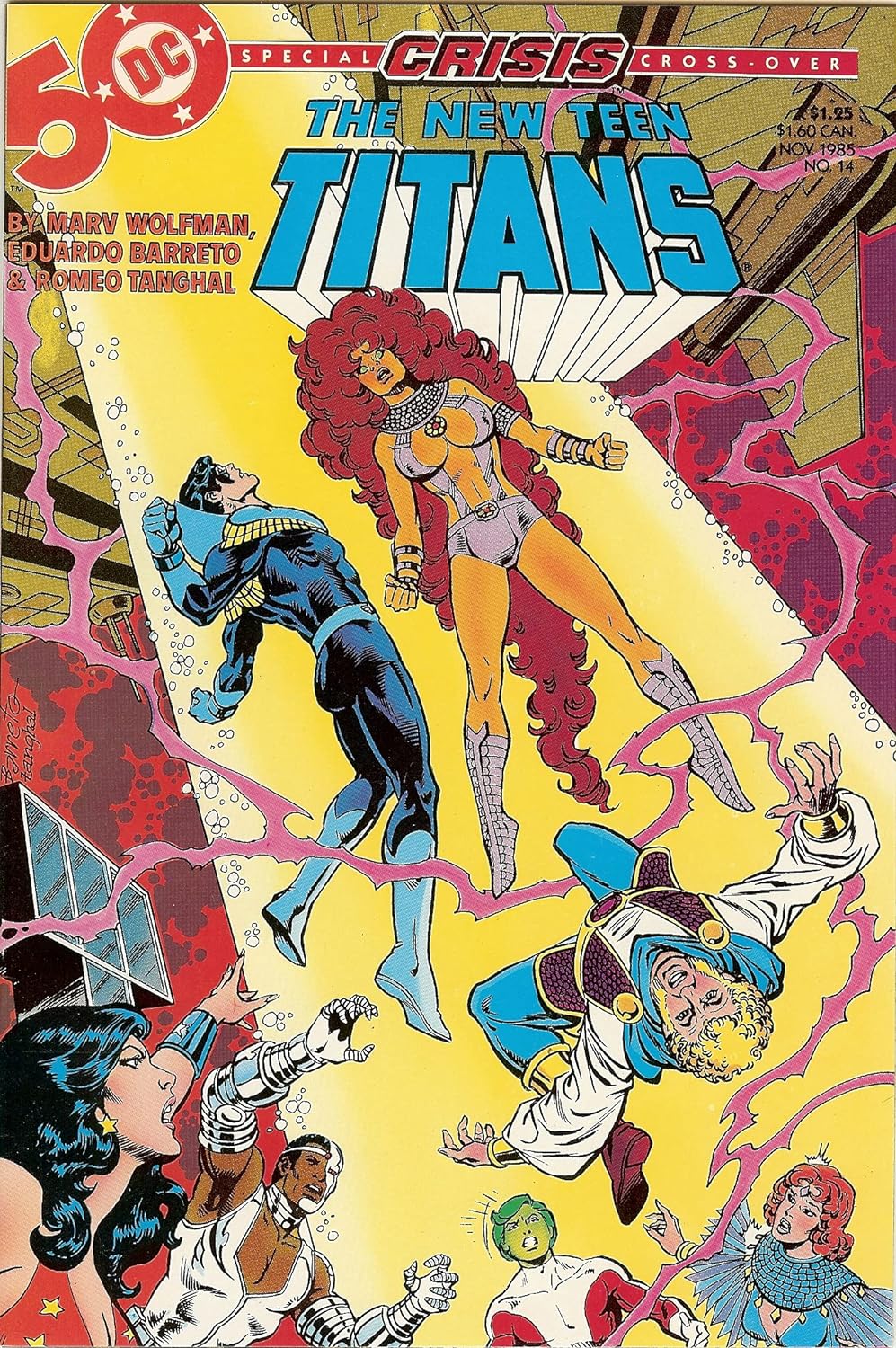 The New Titans #14 Marv Wolfman George Perez NM-