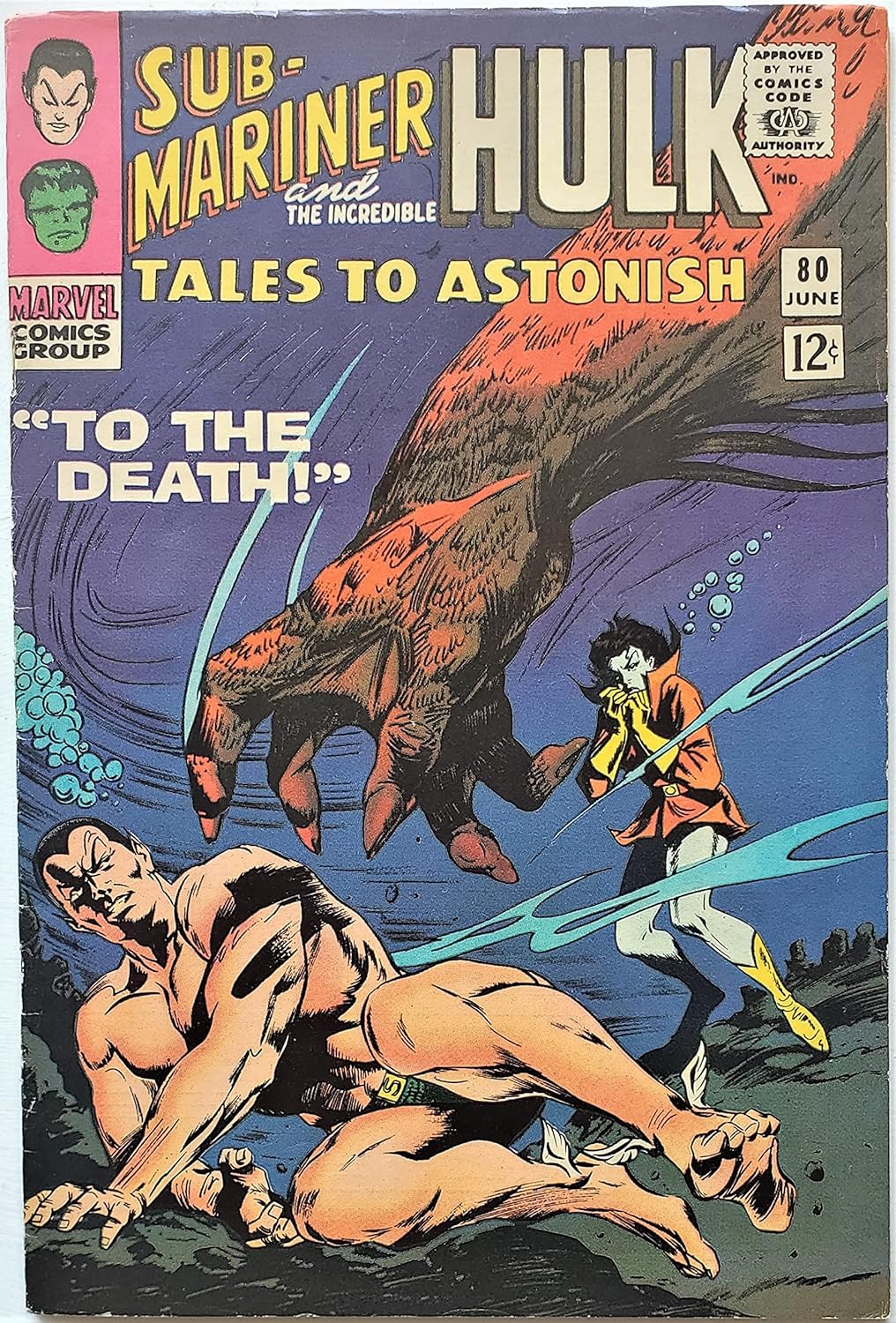 Tales To Astonish Submariner and the Hulk #80 FINE