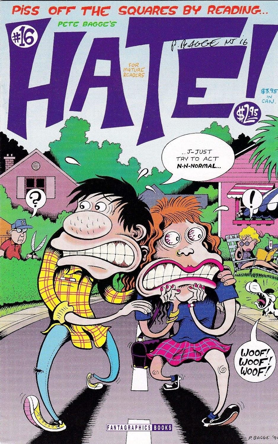 Peter Bagge HATE #8 #12 & #16 NM