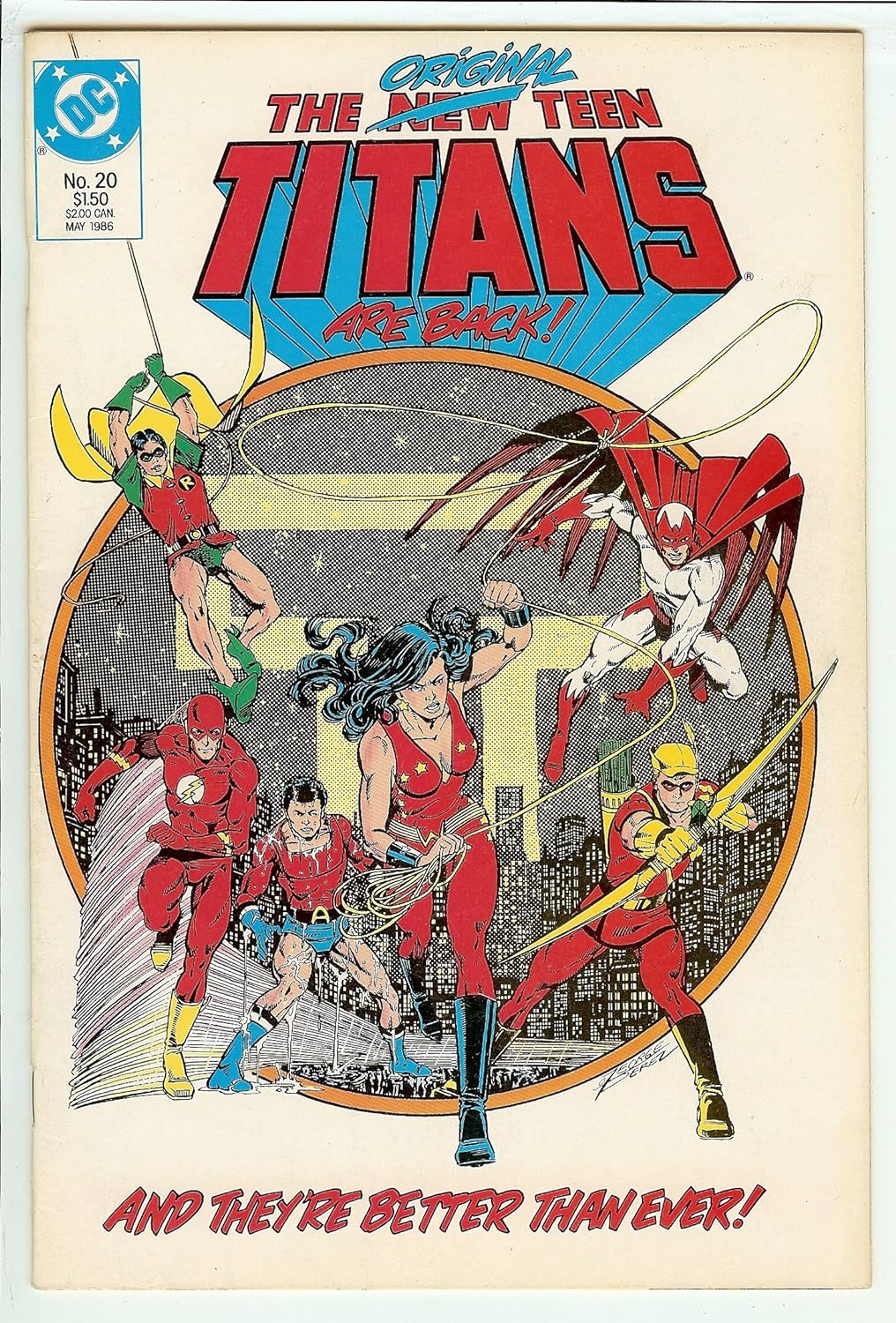 The New Titans #20 Marv Wolfman George Perez NM-