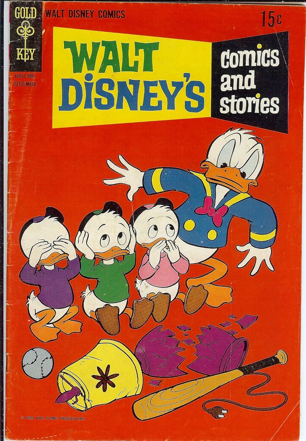 Gold Key WALT DISNEY'S COMICS AND STORIES 1969 FINE (WALT DISNEY'S COMICS AND STORIES) Comic