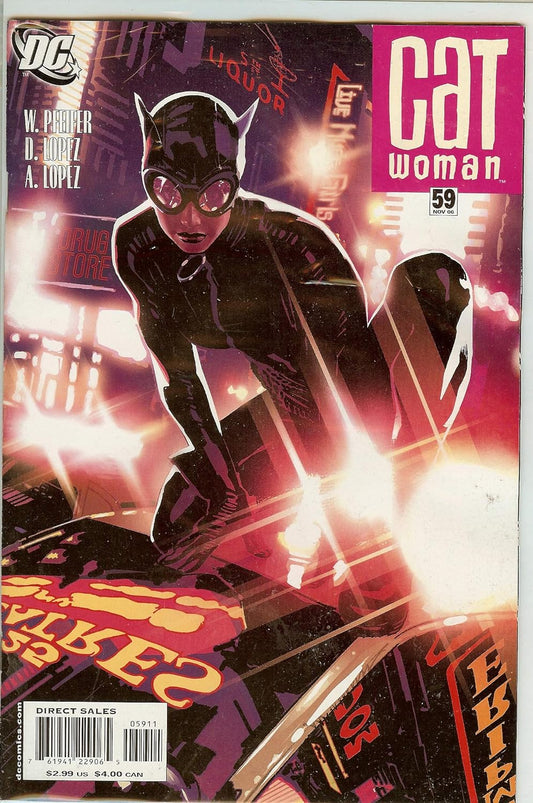 Catwoman #59 NM Adam Hughes Cover Art