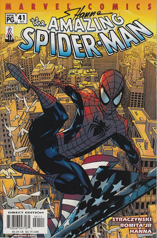 Autographed Amazing Spider-Man #41 Signed by Scott Hanna VF/NM