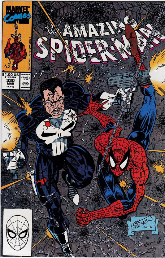 Autographed Amazing Spider-Man #330 VF/NM Signed by Jim Salicrup