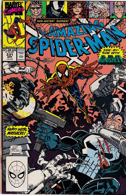 Autographed Amazing Spider-Man #331 VF/NM Signed by Jim Salicrup