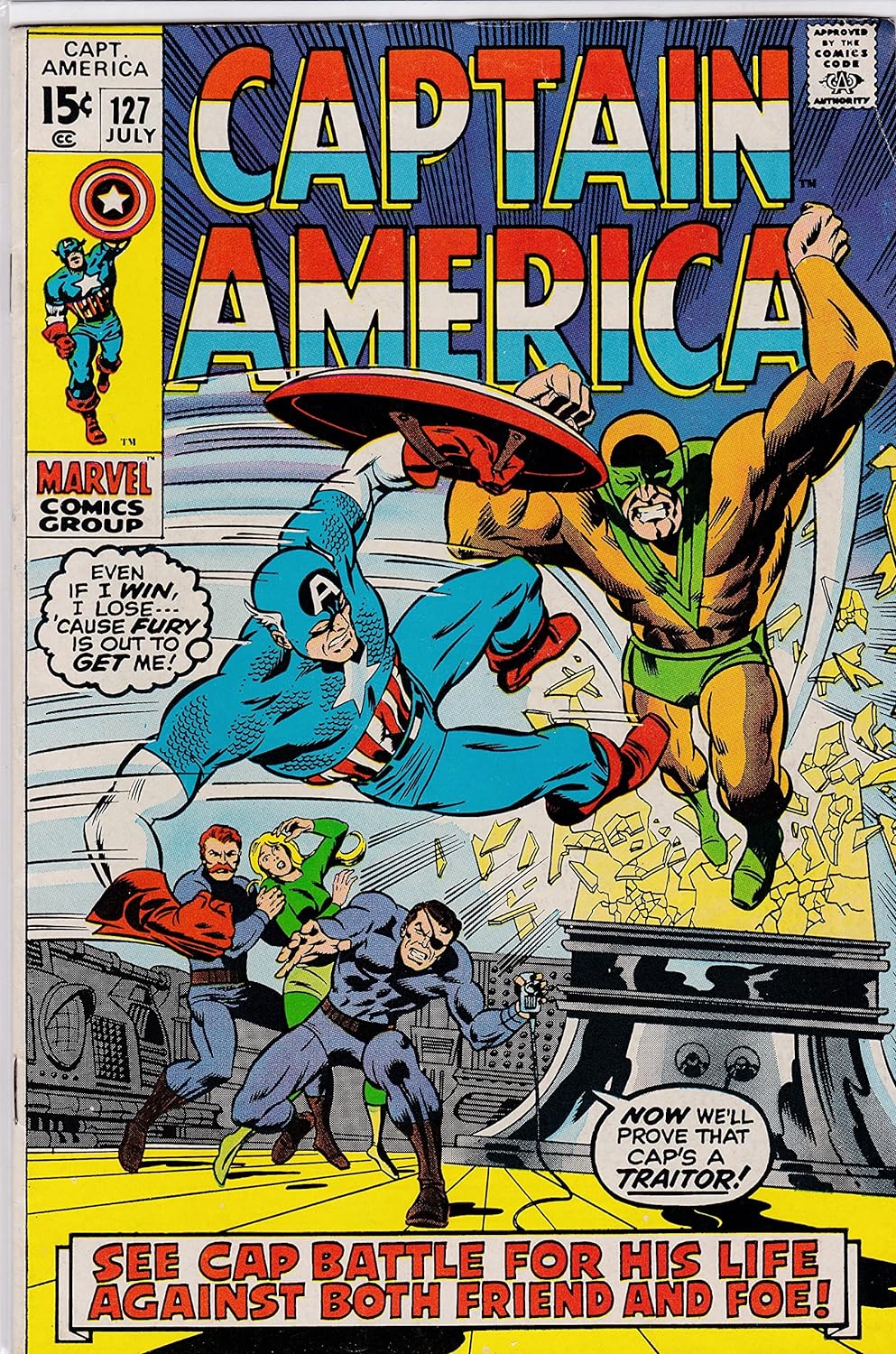 Captain America #127 FINE/VF