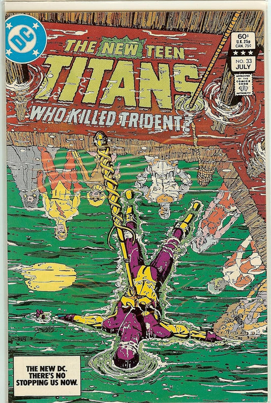 The New Titans #33 Marv Wolfman George Perez NM-