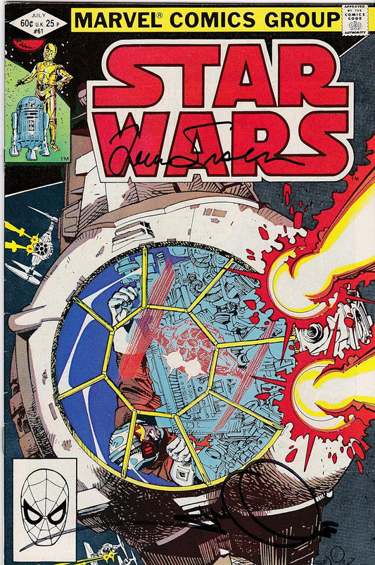 Autographed Marvel Star Wars #61 VF/NM Signed 2x by Walt Simonson and Louise Simonso