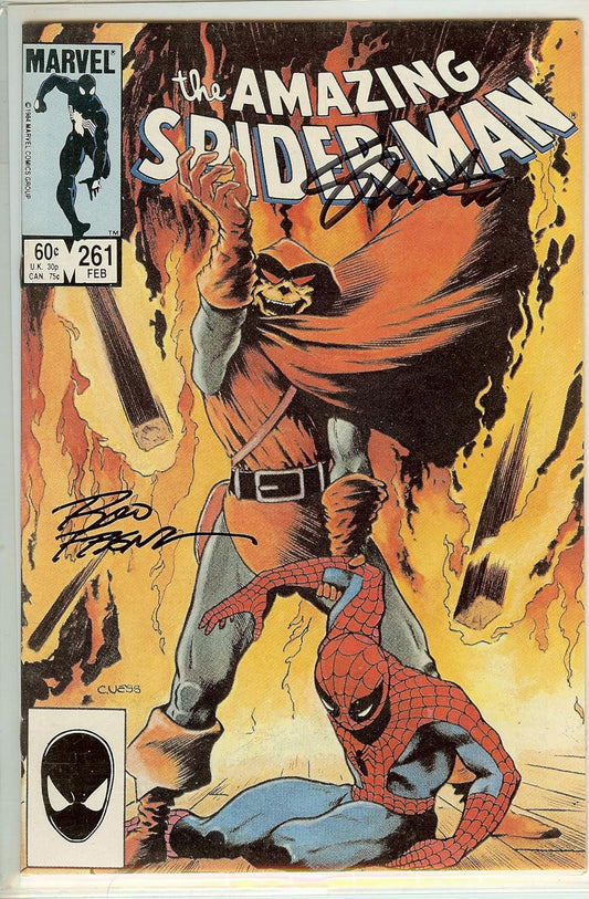 Amazing Spider-Man #261 Signed by Jim Shooter and Ron Frenz VF/NM