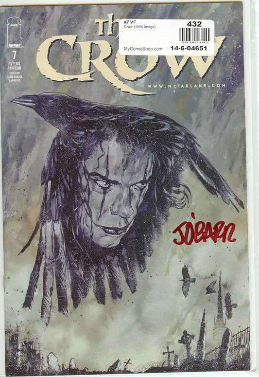 Autographed The Crow Image Comics #7 NM J O'Barr