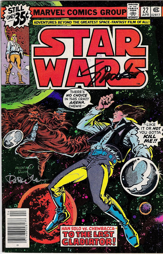 Signed 2x Marvel Star Wars #22 Jim Shooter Bob Wiacek VERY FINE