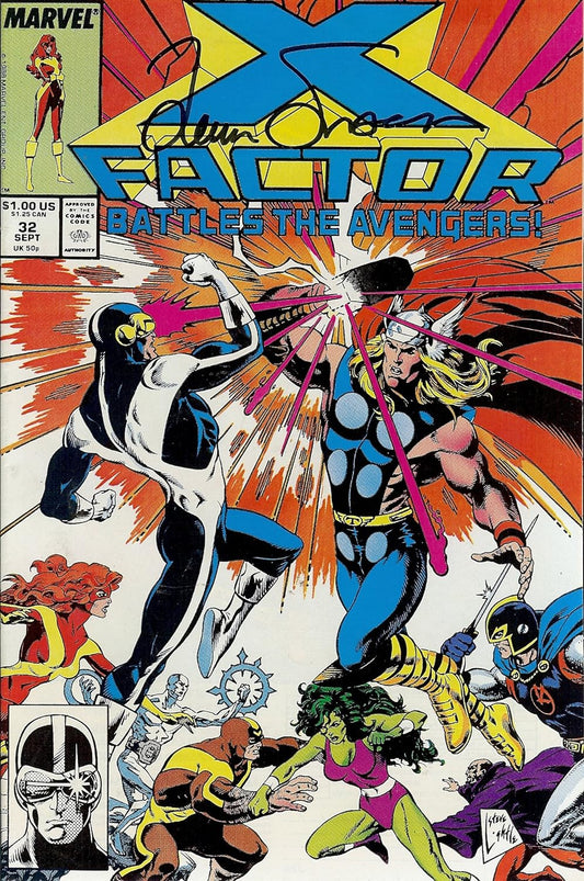 Autograph X-Factor #32 VF Signed by Louise Simonson