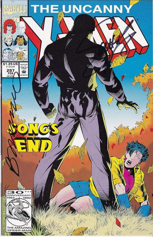 Autographed Uncanny X-Men #319 NM Signed Scott Lobdell and Brandon Peterson