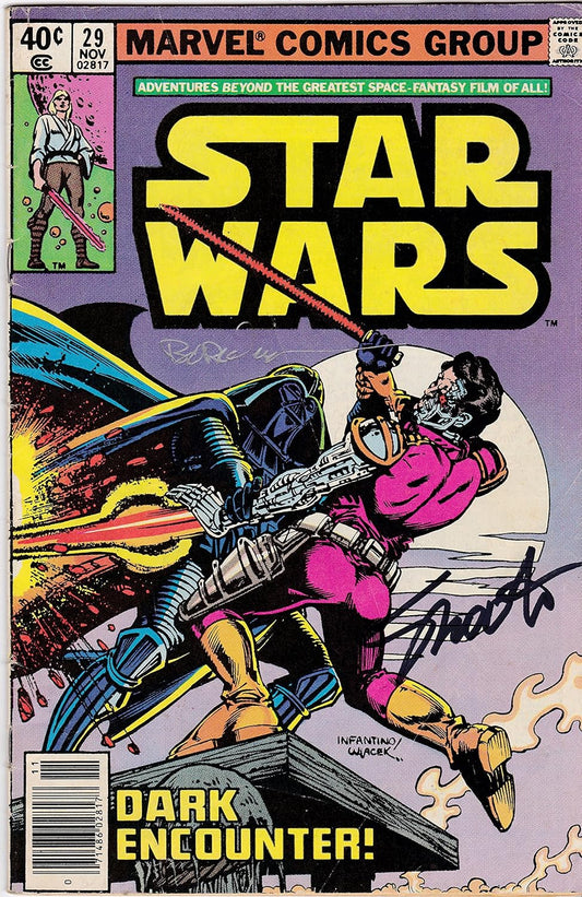 Signed 2x Marvel Star Wars #29 Jim Shooter Bob Wiacek FINE