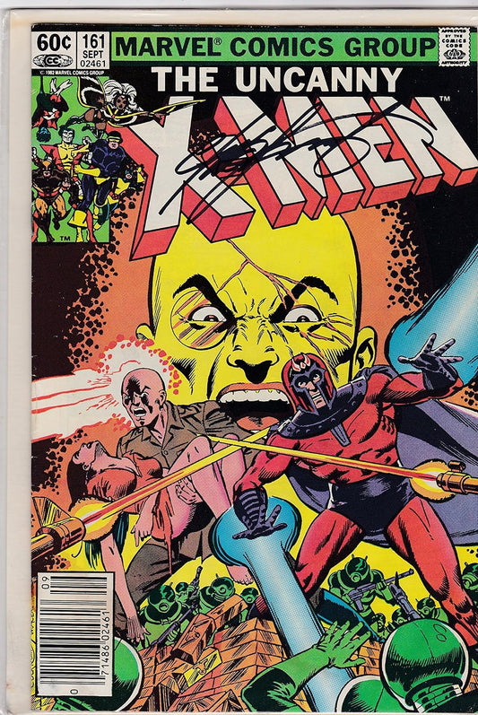 Autographed Uncanny X-Men #161 Signed Chris Claremont FINE/VF