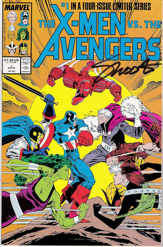 Autographed X-Men vs. The Avengers #1 NM Signed Jim Shooter