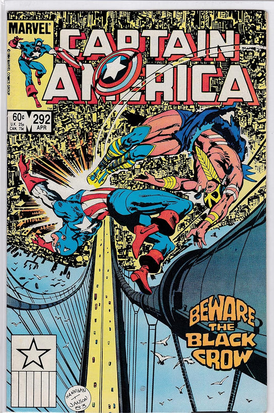 Captain America #292 NM