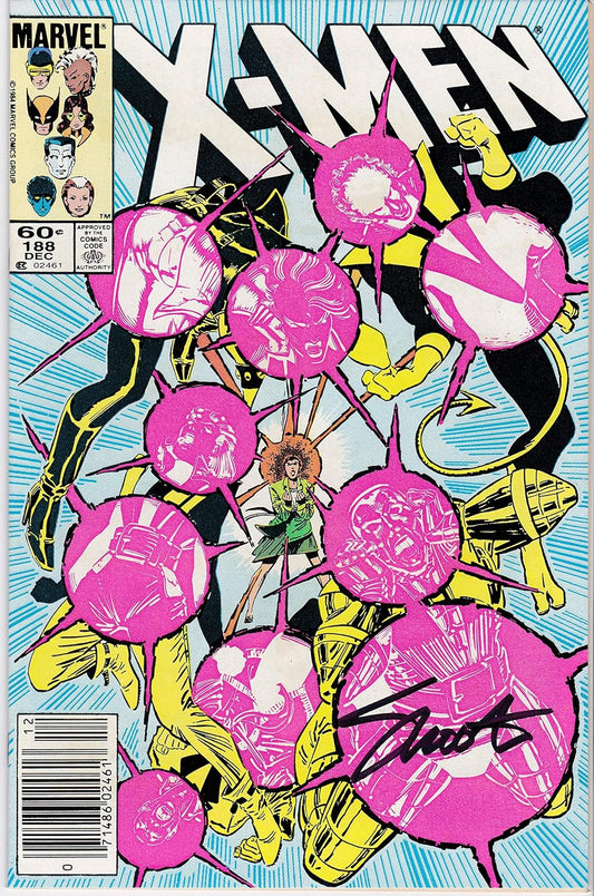 Autographed Uncanny X-Men #188 NM Signed Jim Shooter