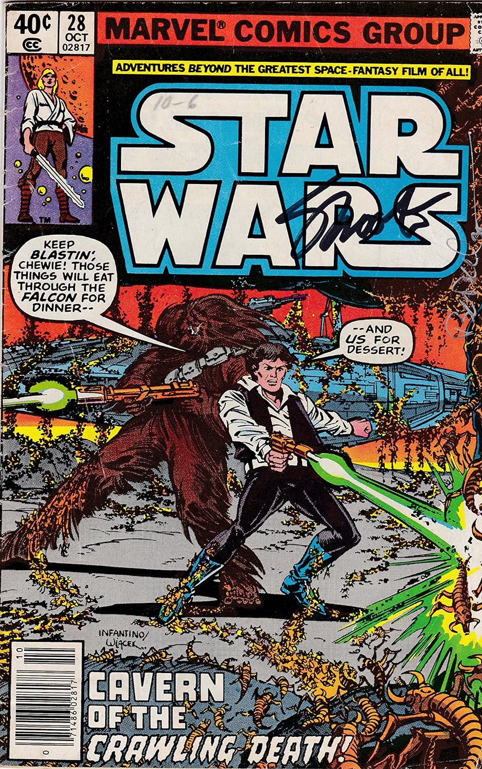 Signed 2x Marvel Star Wars #28 Jim Shooter Bob Wiacek FINE