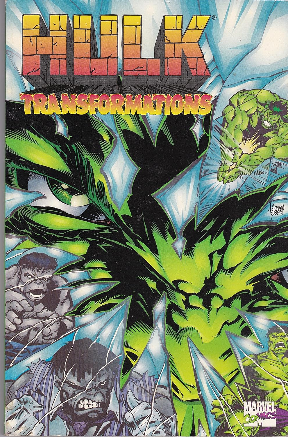 Incredible Hulk Transformation TPB Signed Peter David