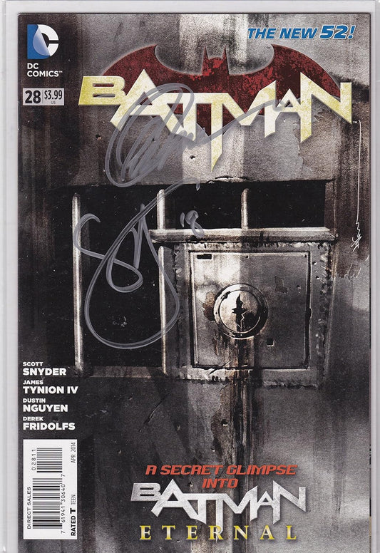 Autographed Batman New 52 #12 NM Signed Scott Snyder Greg Capullo