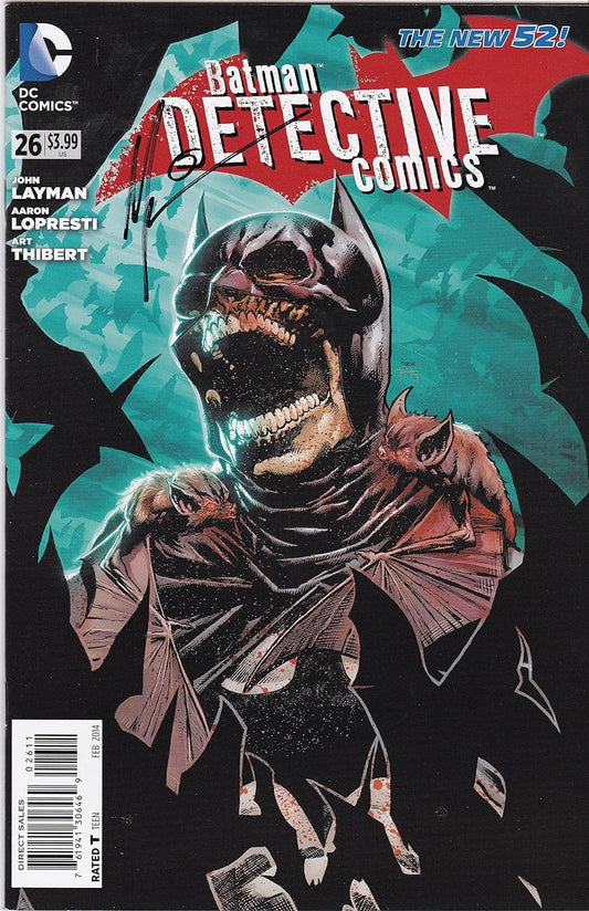 Autographed Batman Detective #26 Signed by Art Thibert VF/NM