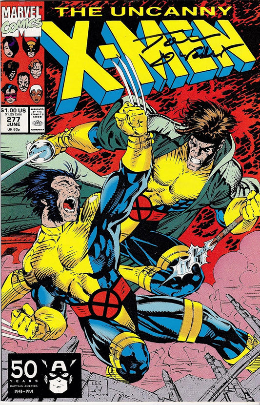 Autographed X-Men #277 NM Signed Tom Defalco