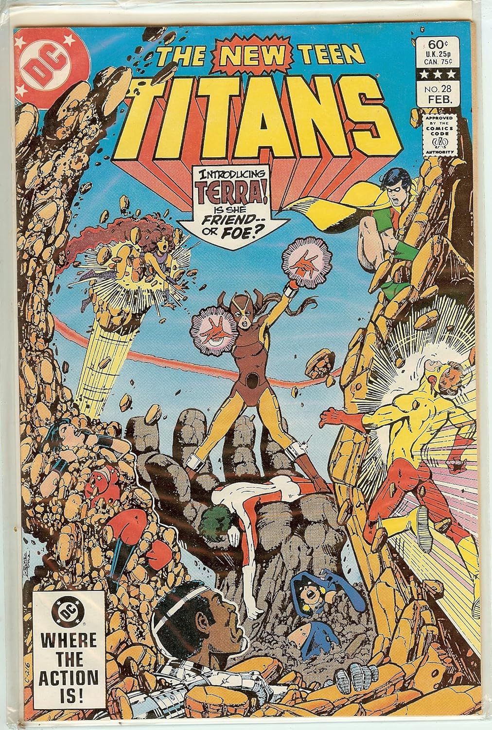 The New Titans #28 Marv Wolfman George Perez NM-