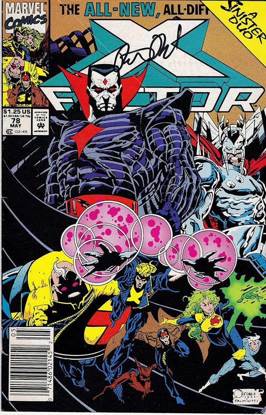 Autographed X-Factor #78 F/VF X-Men Signed Peter David