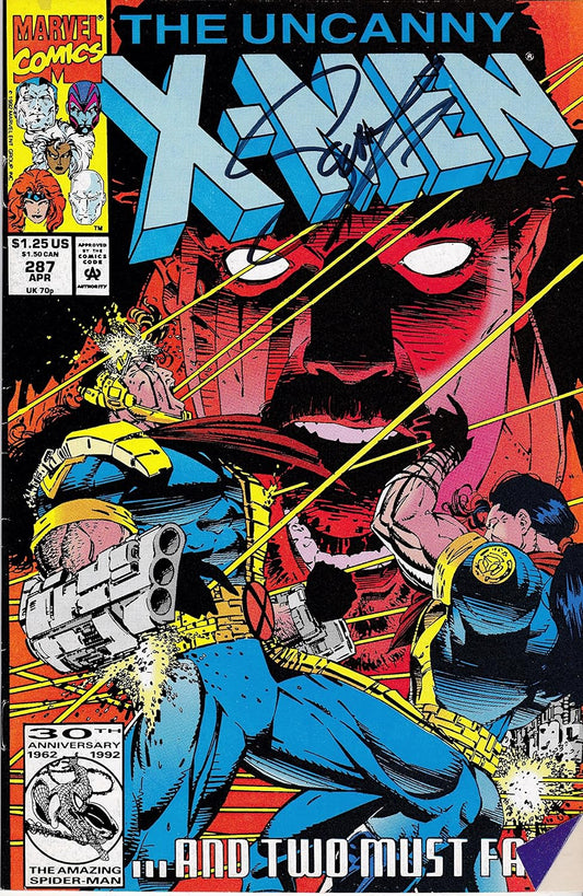 Autographed Uncanny X-Men #287 NM Signed Scott Lobdell