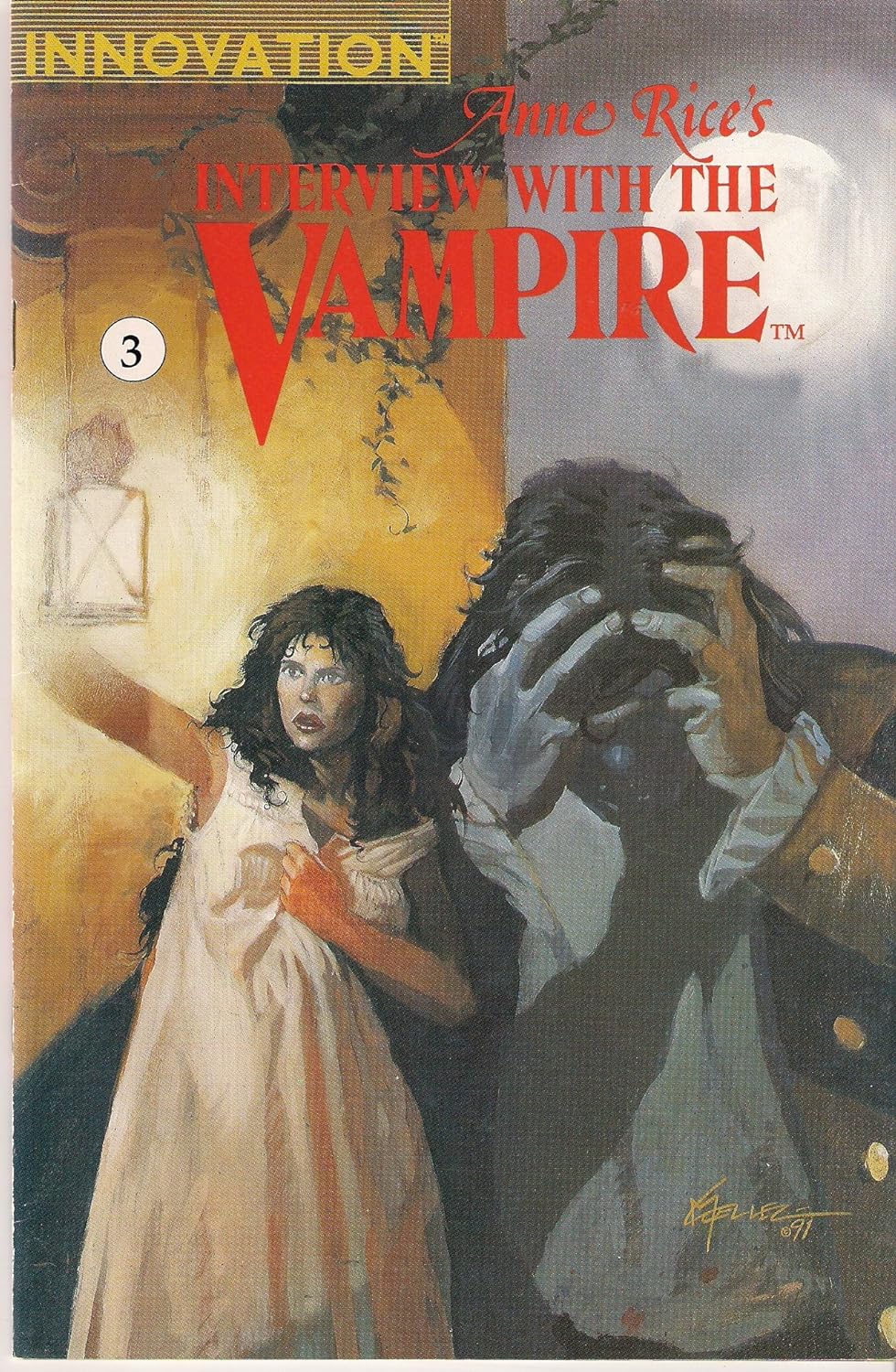 INTERVIEW WITH THE VAMPIRE NO. 3 INNOVATION COMIC 1991