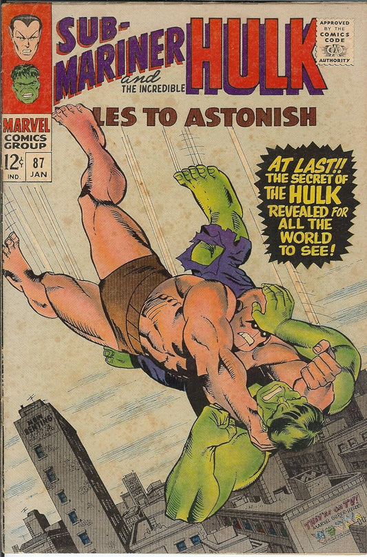 Tales To Astonish Submariner and the Hulk #87 FINE