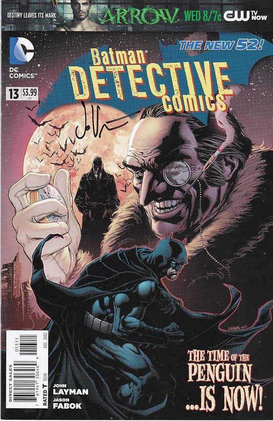 Autographed Batman Detective #13 Signed John Layman the New 52