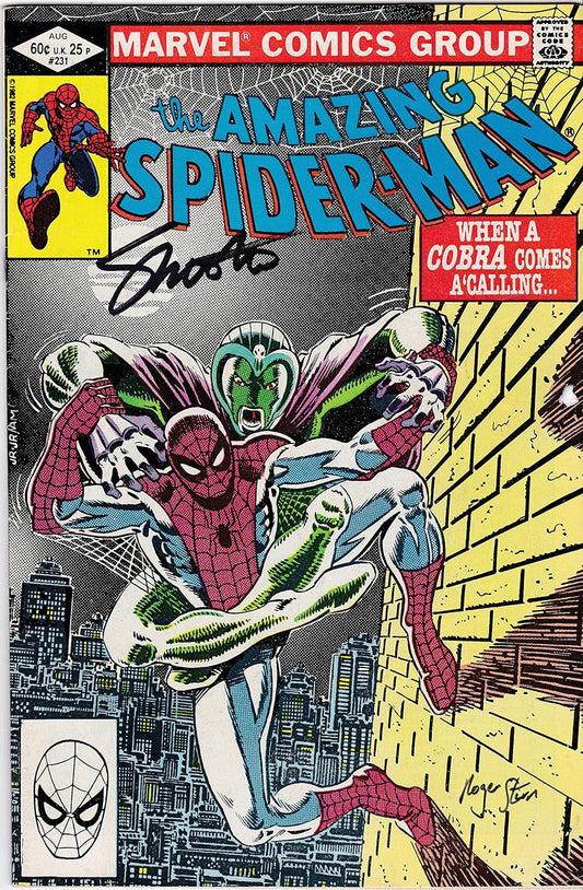 Signed 2x Amazing Spider-Man #231 Jim Shooter Roger Stern VF