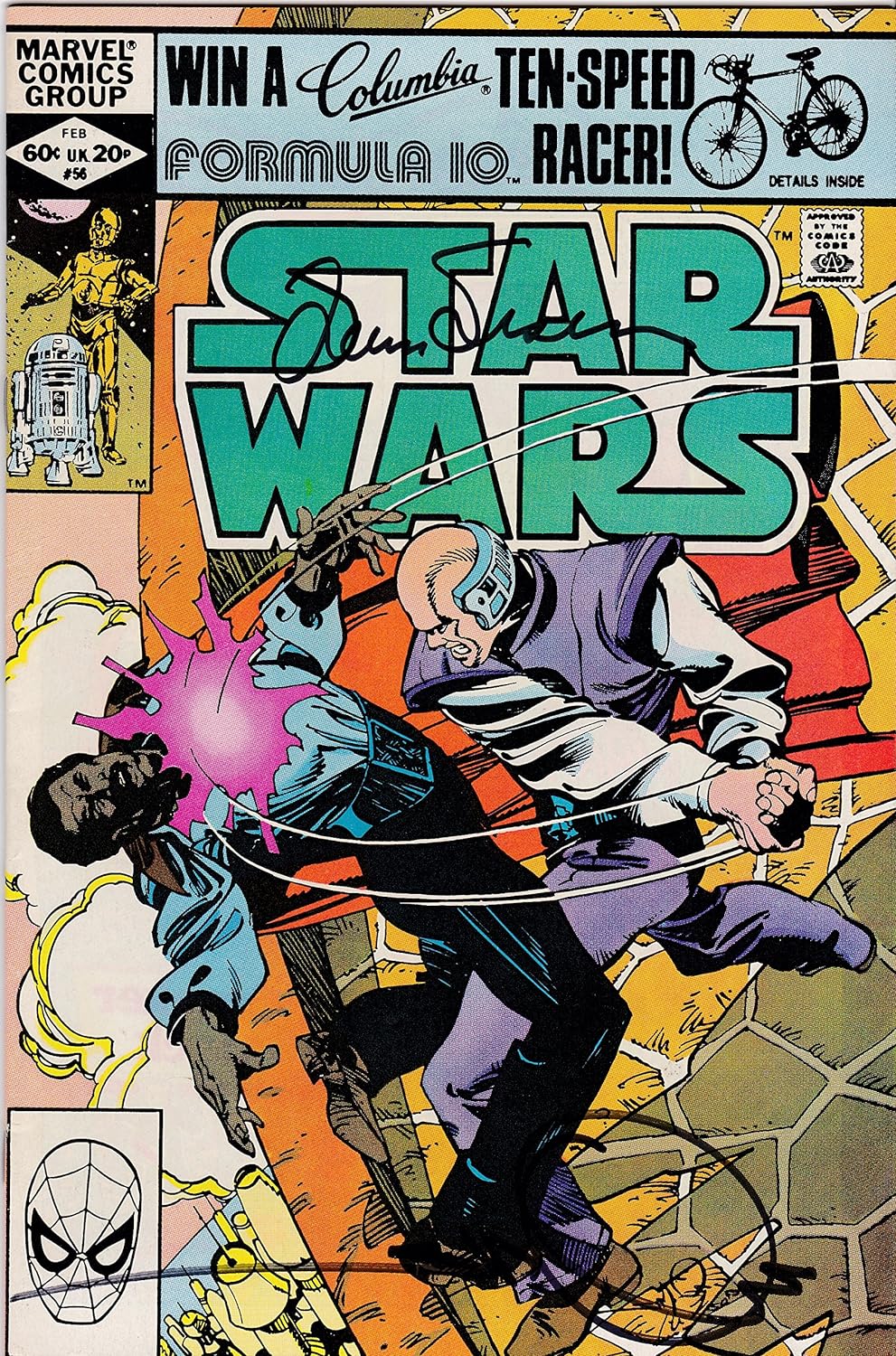 Autographed Marvel Star Wars #56 VF/NM Signed 2x by Walt Simonson and Louise Simonson