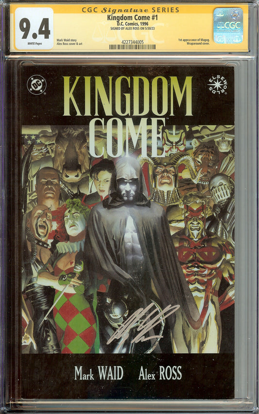 Kingdom Come #1 1st Magog CGC 9.4 Signed Alex Ross