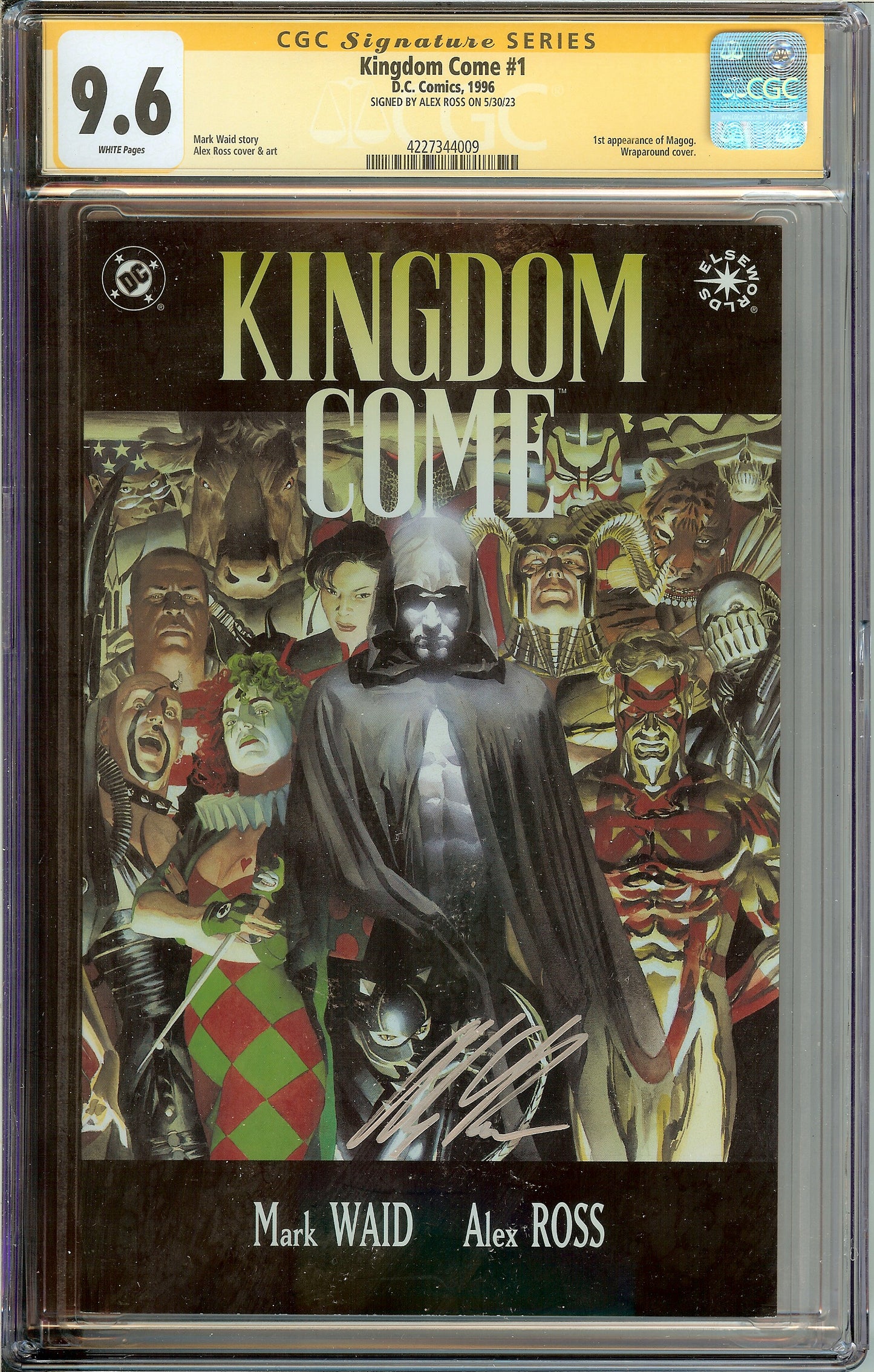 Kingdom Come #1 1st Magog CGC 9.6 Signed Alex Ross