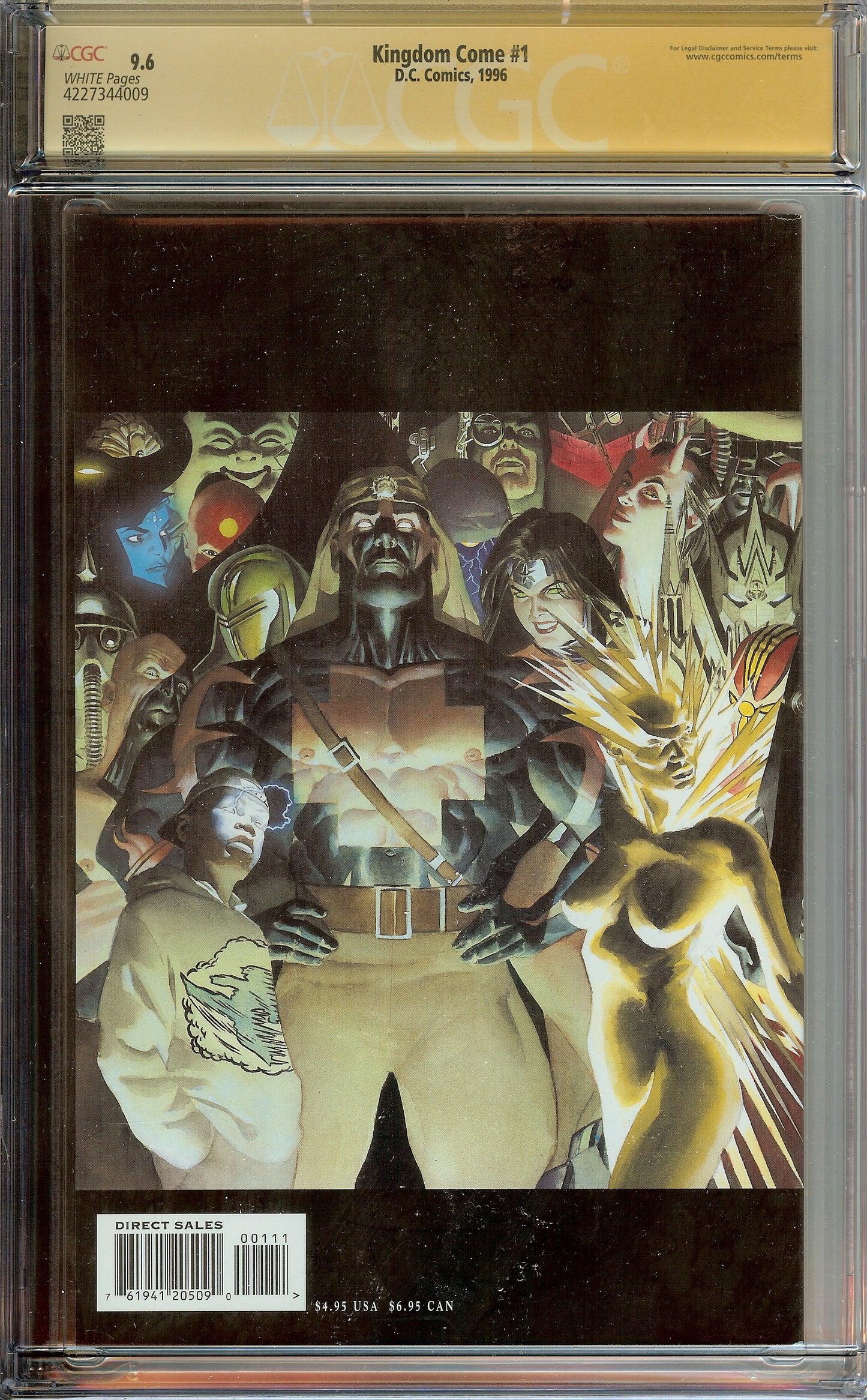 Kingdom Come #1 1st Magog CGC 9.6 Signed Alex Ross