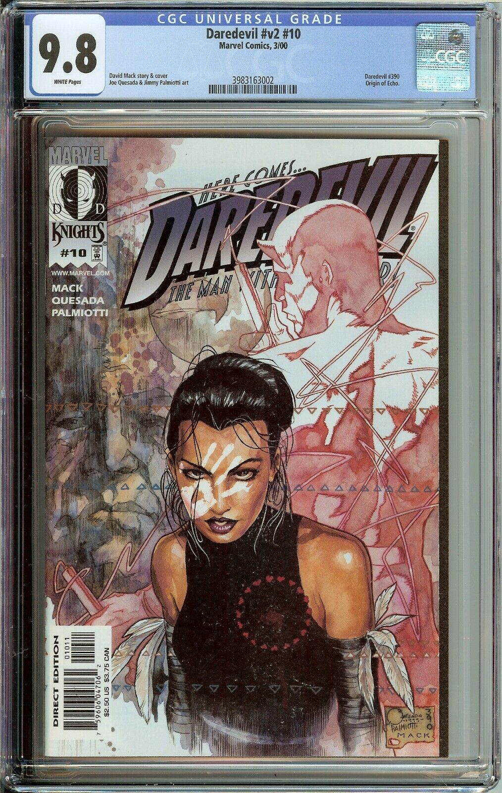 Daredevil Vol 2 #10 CGC 9.8