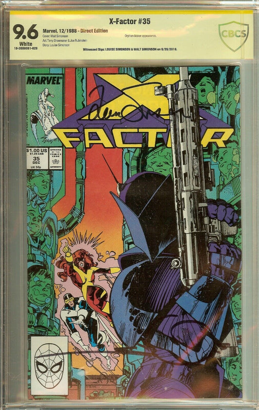 X-Factor #35 Signed Simonson CGC 9.6