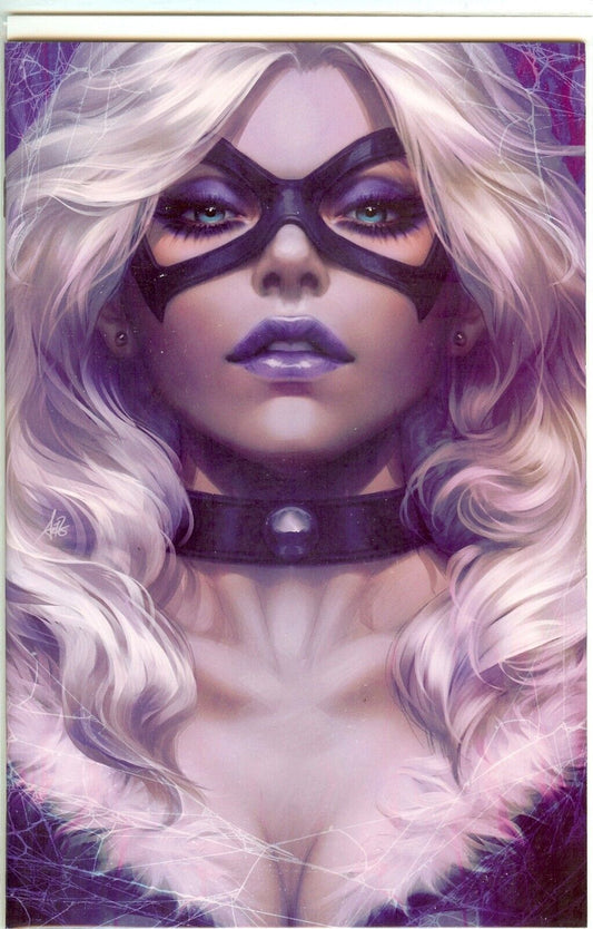 AMAZING SPIDERMAN 1 ARTGERM BLACK CAT VIRGIN VARIANT NM STANLEY LAU CERTIFICATE