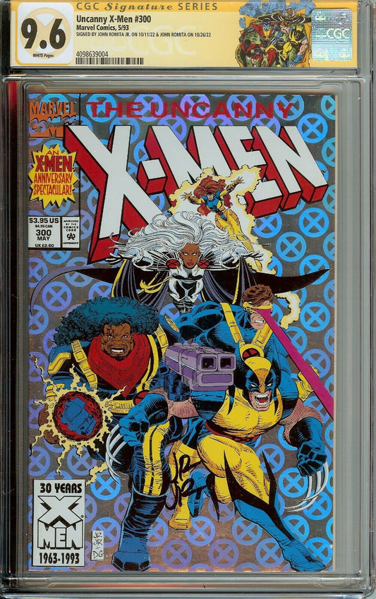 Uncanny X-Men #300 CGC 9.6 Signed Romita JR