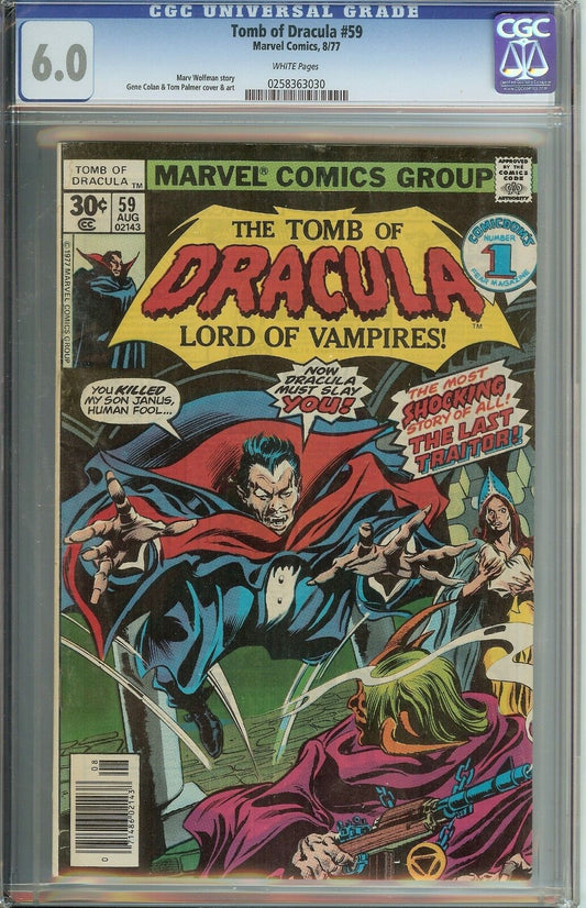 Tomb of Dracula Lord of Vampires! #59 CGC 6.0